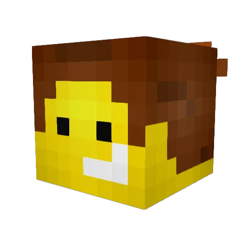 AhmedSelim54 Minecraft avatar head, 3D render