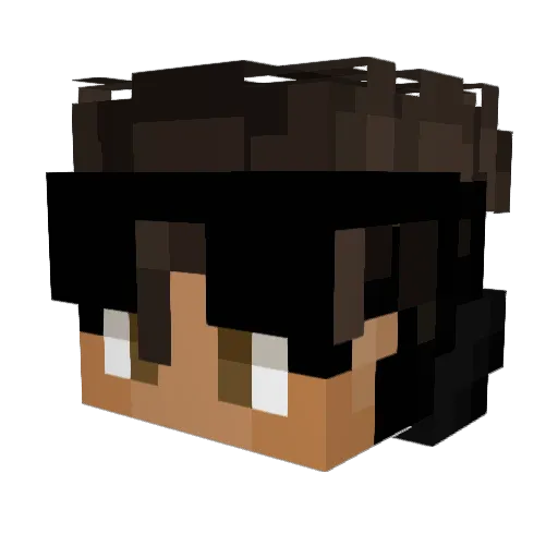 Ahmed_Shady Minecraft avatar head, 3D render