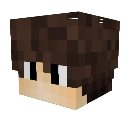 Ahmed_ga Minecraft avatar head, 3D render
