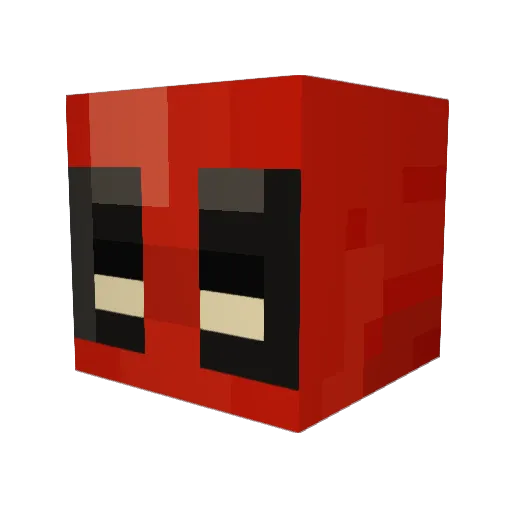 Ahmedboka Minecraft avatar head, 3D render