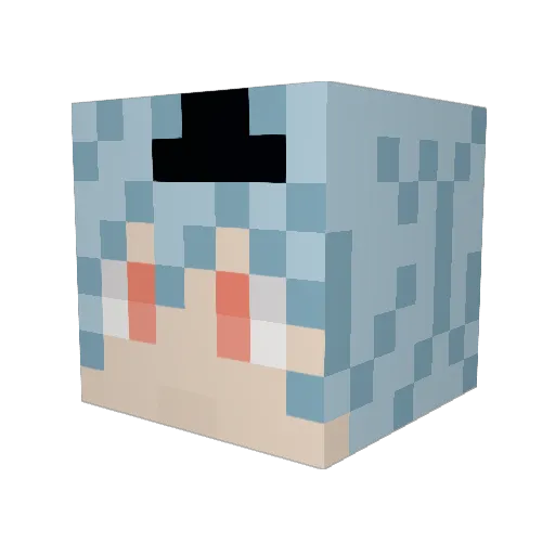 Ahmedoooo19 Minecraft avatar head, 3D render