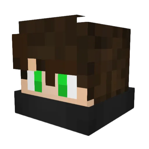 AhmetDZ_T Minecraft avatar head, 3D render