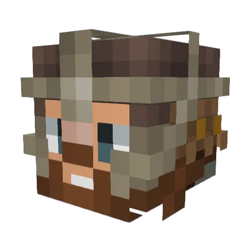 AhmetEren18 Minecraft avatar head, 3D render