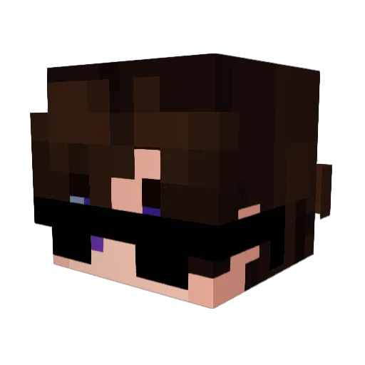AhmetKubilayK Minecraft avatar head, 3D render