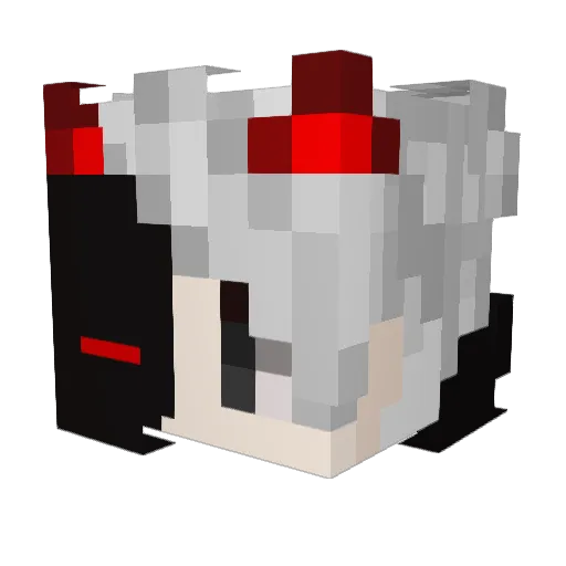 Ahmo5003 Minecraft avatar head, 3D render