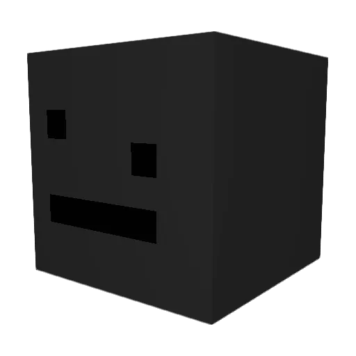AhnJuNan_ Minecraft avatar head, 3D render