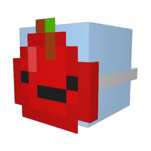 Ahoyde Minecraft avatar head, 3D render