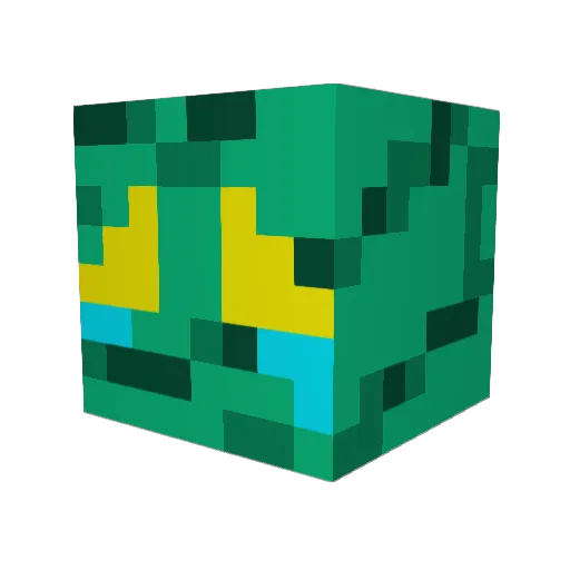 AhriTheLegend Minecraft avatar head, 3D render