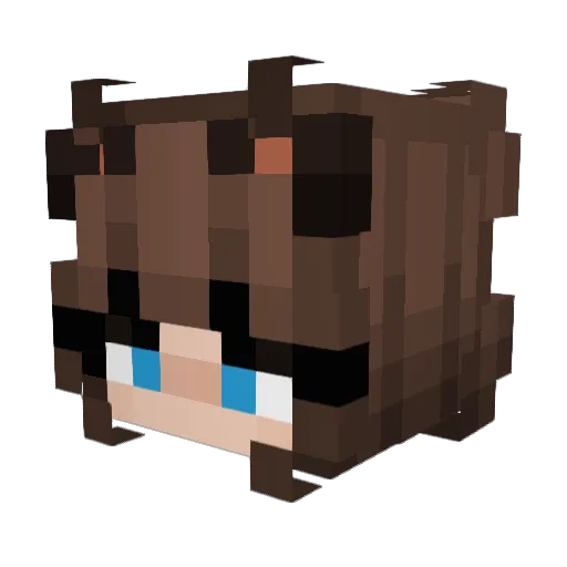 Ahsatan785 Minecraft avatar head, 3D render