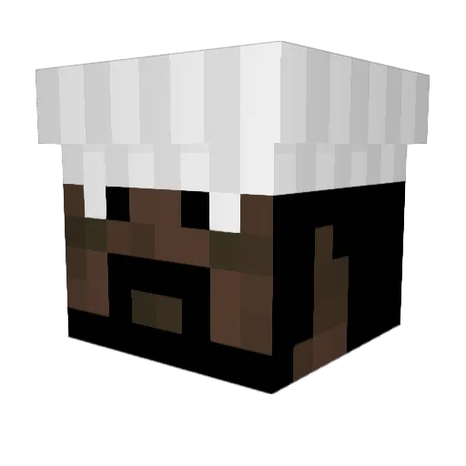 Ahstr00 Minecraft avatar head, 3D render