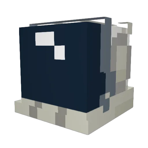 Ahtnek Minecraft avatar head, 3D render