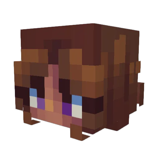 Ahumanperson23 Minecraft avatar head, 3D render