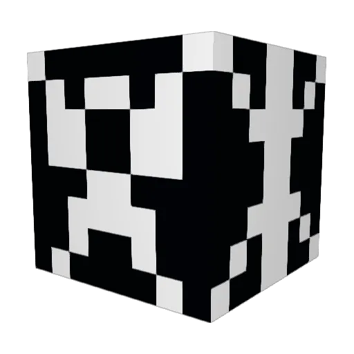 Ahuvan Minecraft avatar head, 3D render