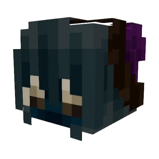 Ai6h Minecraft avatar head, 3D render