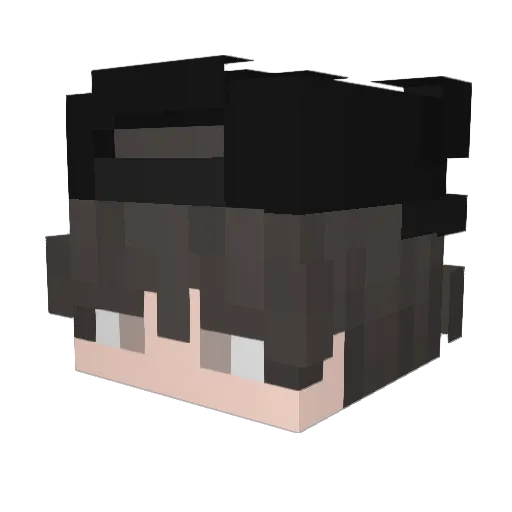 AiDeep Minecraft avatar head, 3D render