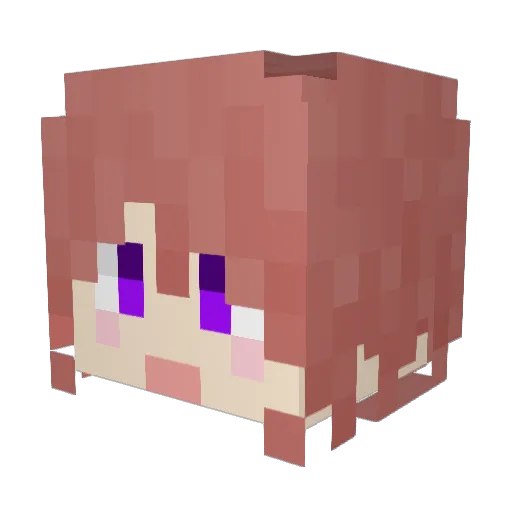 AiLin545 Minecraft avatar head, 3D render