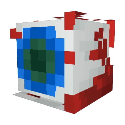 AiM65 Minecraft avatar head, 3D render