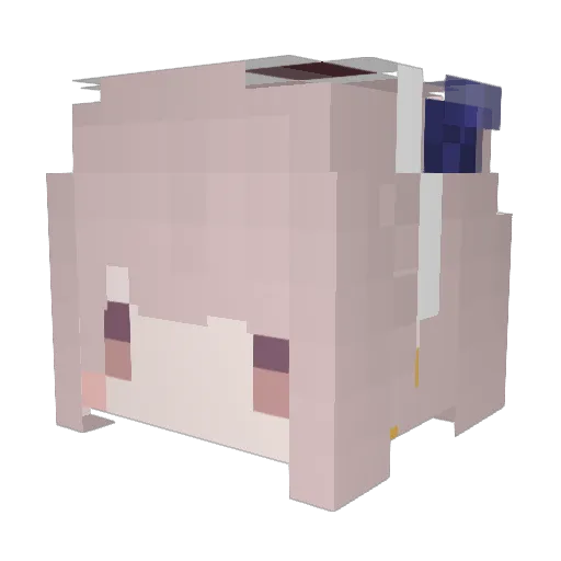 AiR3MiS Minecraft avatar head, 3D render