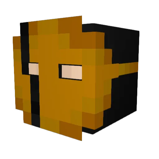 AiRoZzer Minecraft avatar head, 3D render