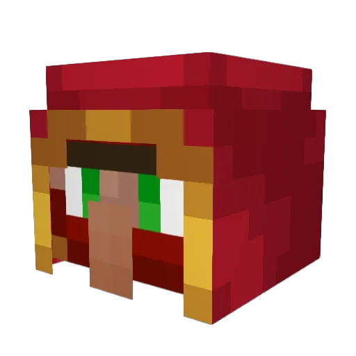 Aic7DA0chD80diQc Minecraft avatar head, 3D render