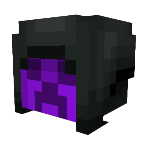 Aics Minecraft avatar head, 3D render