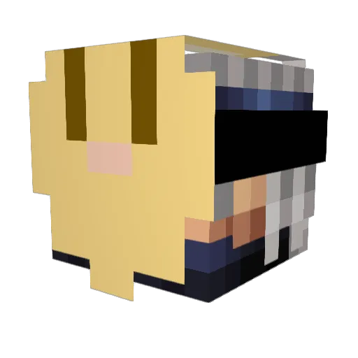 Aidan1ov Minecraft avatar head, 3D render