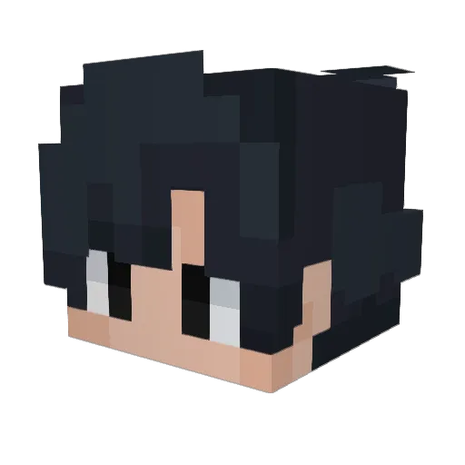 AidanDL Minecraft avatar head, 3D render