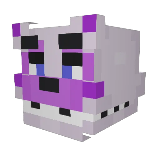 AidanFieryOne Minecraft avatar head, 3D render