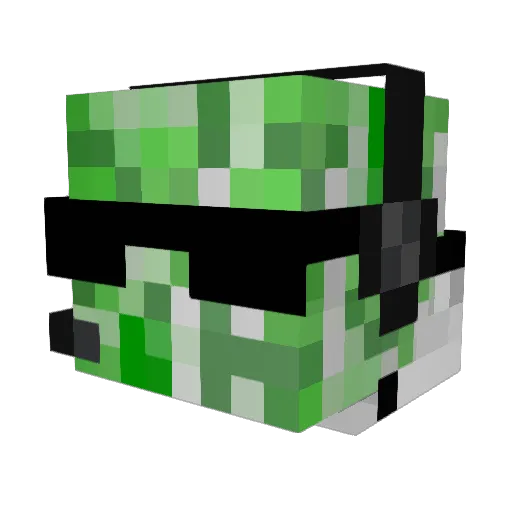 AidanGarrett2007 Minecraft avatar head, 3D render