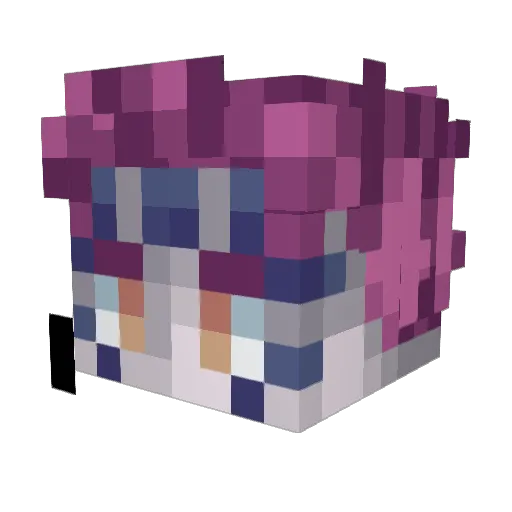 AidanJace Minecraft avatar head, 3D render
