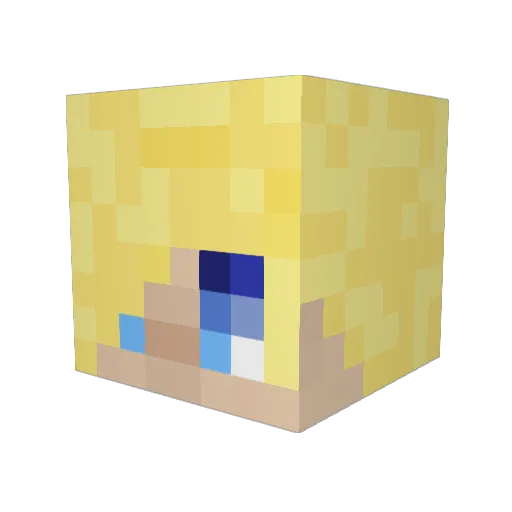 AidanPlaysYT Minecraft avatar head, 3D render
