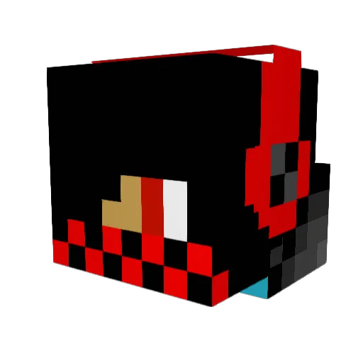 AidanRamz Minecraft avatar head, 3D render