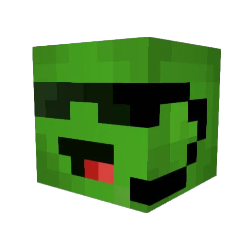 Aiden0607 Minecraft avatar head, 3D render