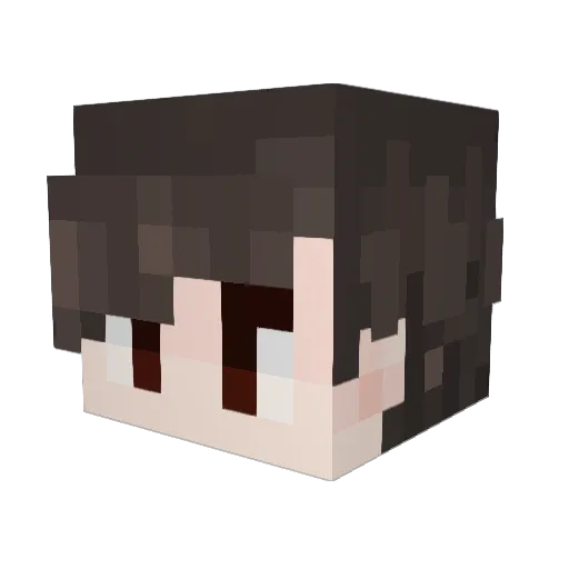 AidenHarrow Minecraft avatar head, 3D render