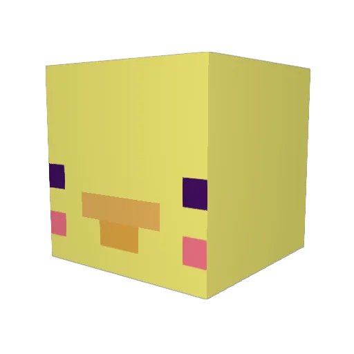 AidenJavaED Minecraft avatar head, 3D render