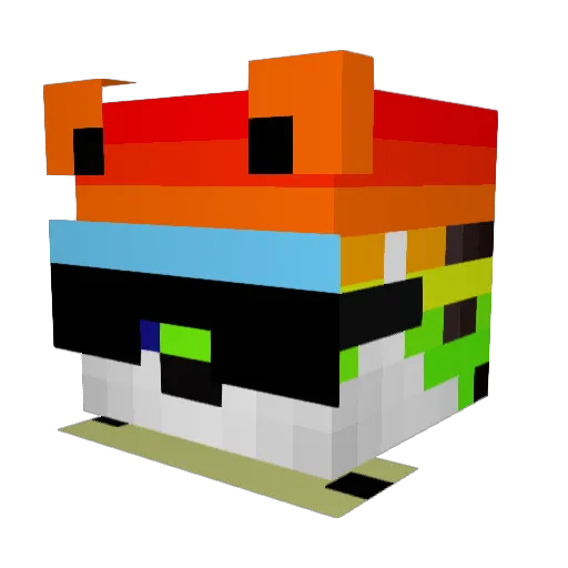 AidenMan345 Minecraft avatar head, 3D render