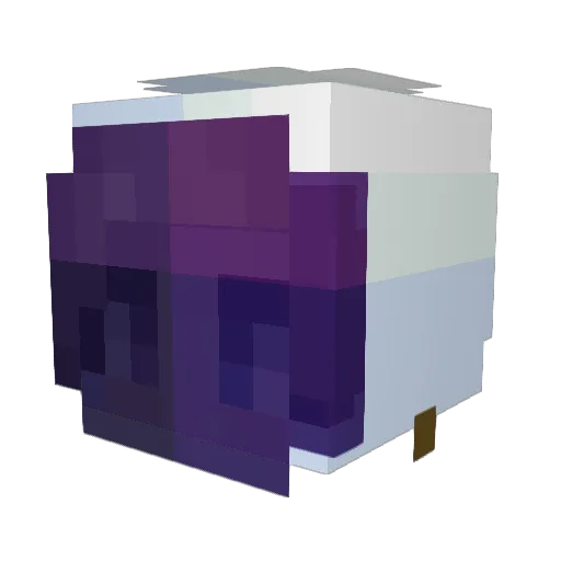 AidenUniverse Minecraft avatar head, 3D render