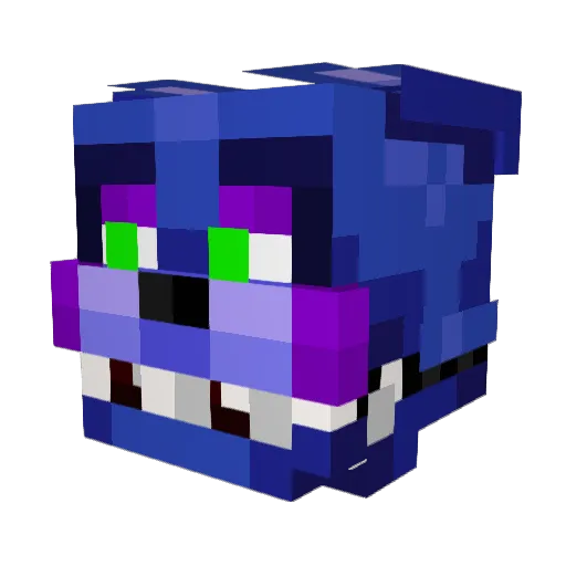 Aidensaure Minecraft avatar head, 3D render