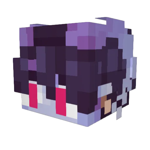 Aidoneus420 Minecraft avatar head, 3D render