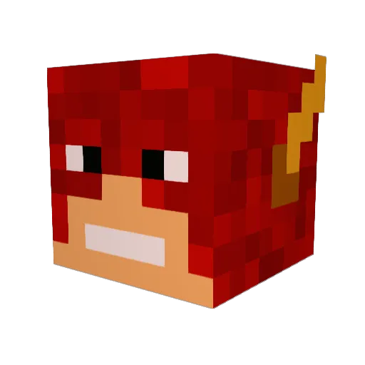 Aidos17 Minecraft avatar head, 3D render
