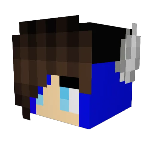 Aifos6002 Minecraft avatar head, 3D render