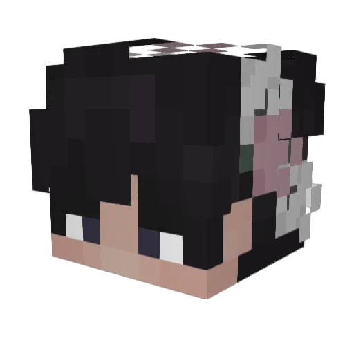 Aigumskiy1 Minecraft avatar head, 3D render