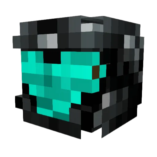 AiikZ Minecraft avatar head, 3D render