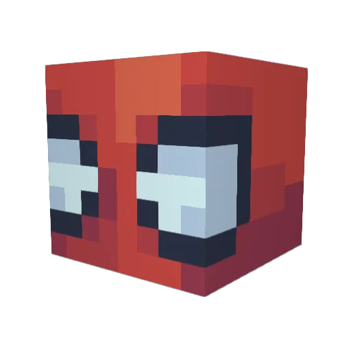 Aikkul1 Minecraft avatar head, 3D render