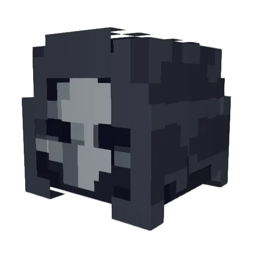 Aikkura Minecraft avatar head, 3D render