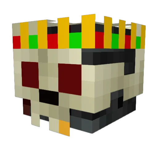 AilechClementine Minecraft avatar head, 3D render