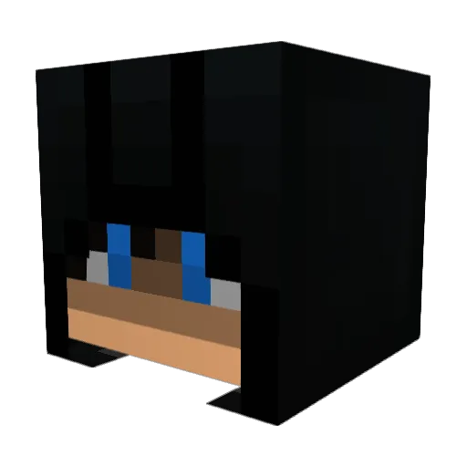 Ailex22 Minecraft avatar head, 3D render
