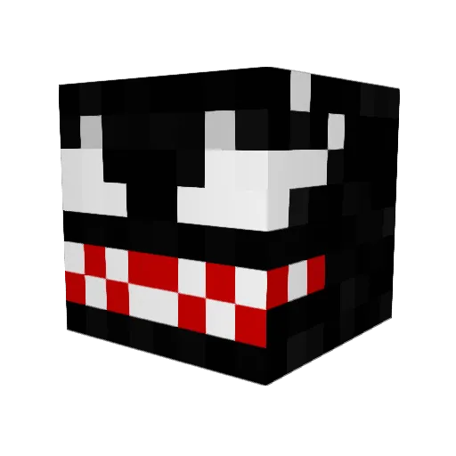 Ailments Minecraft avatar head, 3D render