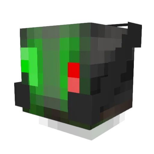 Ailsa2004 Minecraft avatar head, 3D render