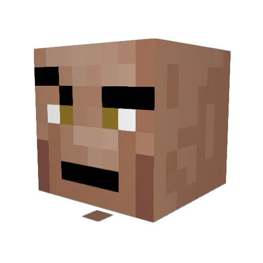 AimBot141 Minecraft avatar head, 3D render
